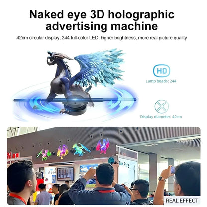 3D hologram fan