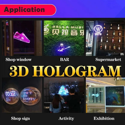 3D hologram fan
